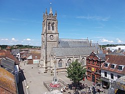 St Thomas' Square, Newport, Isle of Wight, UK
